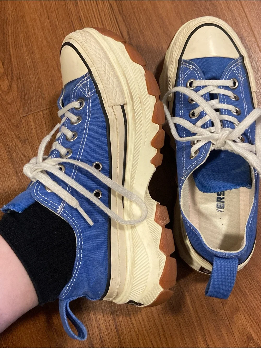 Converse Trekwave Blue Platform